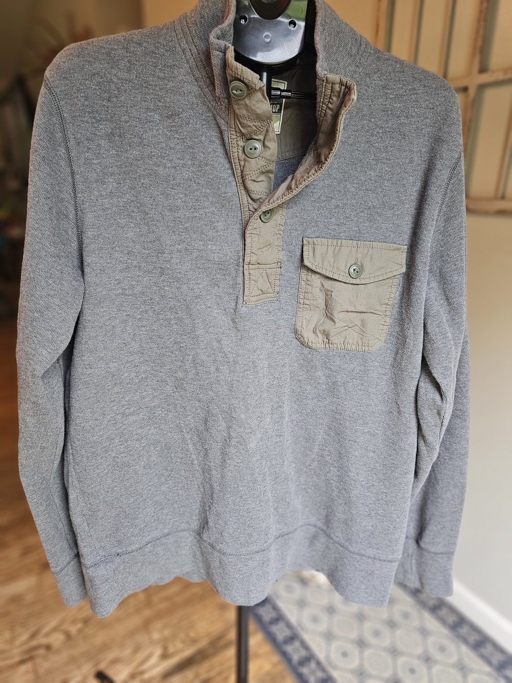Vintage Eddie Bauer Gray Pullover